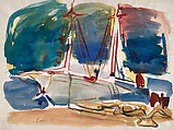 Ship, Robert Ranieri  American, Watercolor and gouache on paper