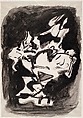 Composition, Robert Ranieri  American, Brush and black ink on paper