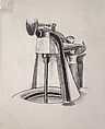 Study for "The Well", Morton Schamberg American, Graphite on paper