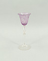 Wine glass, Corning Glass Works, Steuben Division, Glass
