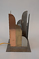 Piano lamp, Jules Bouy (American (born France), 1872–1937), Steel, glass