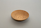 Bowl, James Prestini  American, Sandblasted oak