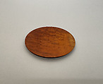 Platter, James Prestini  American, Mottled Honduras Mahogany