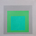 Homage to the Square: Green Promise, Josef Albers American, born Germany, Oil on Masonite