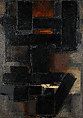 Peinture 92 x 65 cm, 16 décembre 1955, Pierre Soulages  French, Oil on canvas