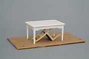 Dictionary for Building: Chair under Table, Siah Armajani Iranian