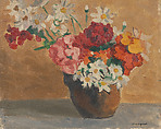 Vase of Flowers, Albert Marquet French, Oil on panel