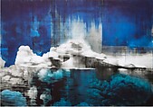 Ice 8, Lorna Simpson  American, Ink and acrylic on gessoed wood