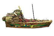 Boat X (from The Wine Dark Sea, Group 9), Hew Locke  British, Wood and mixed media