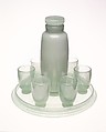 Liqueur Set, Carlo Scarpa Italian, Glass