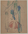 Tacsonia, Charles Rennie Mackintosh British, Scottish, Graphite and watercolor on paper