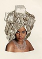 Rihanna, Lorna Simpson  American, Collage on paper