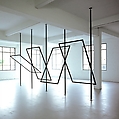 4 Panes of Glass, Gerhard Richter (German, born Dresden, 1932), Glass and enameled steel