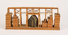 House under the Bridge, Siah Armajani  Iranian, Wood and paint