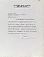 Correspondence, City College of New York, Typescript on paper, American