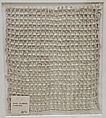 Textile sample, Anni Albers  American, born Germany, Linen