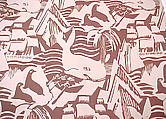 Textile, Raoul Dufy  French, Printed cotton