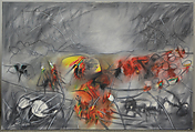 In the Palm of Dawn, Roberto Matta  Chilean, Oil on canvas