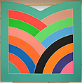 Untitled (Kufa Gate Shape), Frank Stella American, Acrylic on canvas