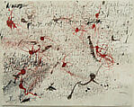 Drawing 16 from "The Diary" series, Leon Steinmetz  American, Black and red inks on paper