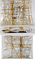 Wrapped Newspaper, Christo  American, born Bulgaria, Newspaper and cardboard wrapped in plastic and tied with knotted and glued twine