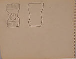 Sketchbook page, Arshile Gorky (American (born Armenia), Khorkom 1904–1948 Sherman, Connecticut), Graphite on paper