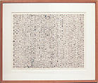 HIEROGLYPHIC SEISMOGRAPH, Bruce Conner  American, Brush and black ink on paper