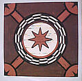 Design Drawing for an "Indian" Wallpaper, Peter Todd Mitchell  American, Opaque watercolor over graphite on paper