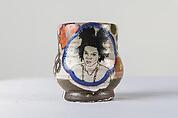 Portrait Cup: Jean-Michel Basquiat, Roberto Lugo American, Glazed ceramics, American