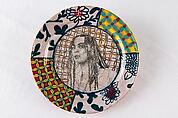 Plate: Beyonce, Roberto Lugo American, Glazed ceramics, American
