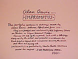 Impromptus, Alan Davie (British, Grangemouth, Scotland 1920–2014 Hertfordshire, England), Portfolio of 16 etchings, title page, box
