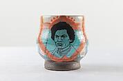 Portrait Cup: Frederick Douglass, Roberto Lugo American, Glazed ceramics, American