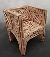 Favela Chair, Humberto Campana  Brazilian, Wood, nails, glue