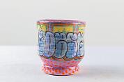 Grafitti Cup 4, Roberto Lugo American, Glazed ceramic, American
