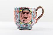 Portrait Cup: Horace Pippin, Roberto Lugo American, Glazed ceramics, American