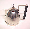 Teapot, Josef Hoffmann  Austrian, Silver