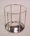 Burner stand, Josef Hoffmann  Austrian, Silver