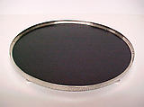 Tray, Josef Hoffmann  Austrian, Silver, wood