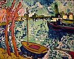 The Seine at Chatou, Maurice de Vlaminck  French, Oil on canvas