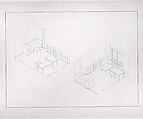 Design Drawings, Andor Weininger American, born Hungary, Graphite with pen and black ink on paper