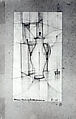 Drawing of a Coffeepot (for Kandinsky's Class, Bauhaus), Andor Weininger (American (born Hungary), Karancs 1899–1986 New York), Graphite, colored pencil