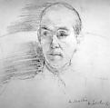 Dr. de Mello, Boris Solotareff  American, Graphite on paper
