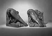 Bookends, Rookwood Pottery Co.  American, Glazed ceramic