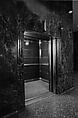 Elevator cab, Corbett, Harrison & MacMurray  American, Spanish elm ("Camaletta" wood) and metal (copper, zinc, nickel alloy) on steel