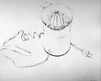 Orange Juicer, Jo Anne Schneider American, Graphite on paper
