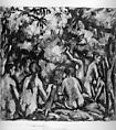 Nudes in a Forest, Preston Dickinson  American, Charcoal on paper