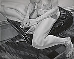 Female Model on Eames Stool, Philip Pearlstein (American, Pittsburgh, Pennsylvania, 1924–2022 New York, New York), Oil on canvas