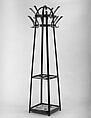 Coat stand with drip pan, Unknown Designer, Bentwood, beech