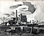 Stamford Gas Works, Louis Bouché  American, Oil on canvas