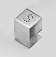 Salt and pepper shakers, Charles Sheeler (American, Philadelphia, Pennsylvania 1883–1965 Dobbs Ferry, New York), Aluminum